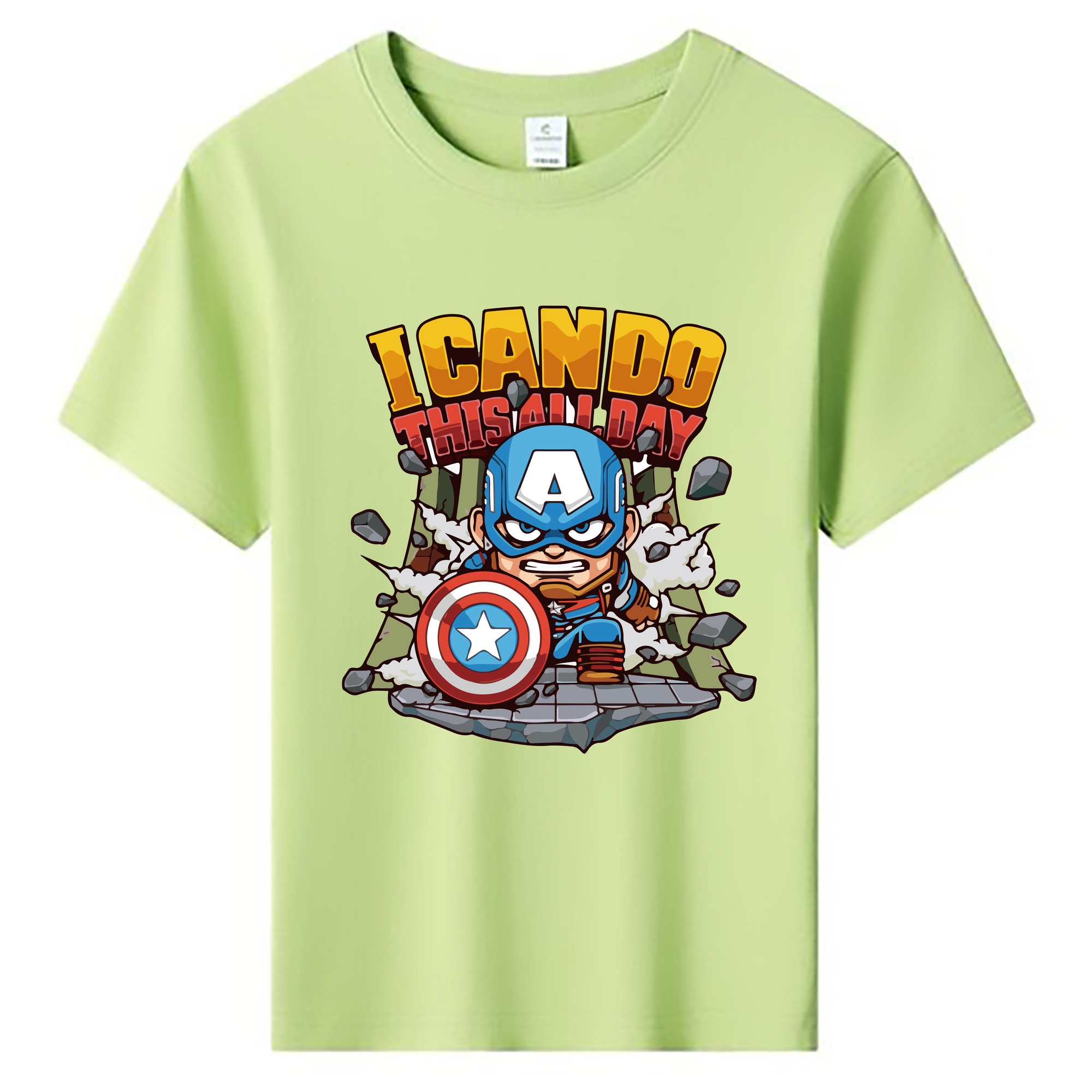 （画像用） アベンジャーズ The Avengers 綿100％キッズTシャツ（フロントプリント）